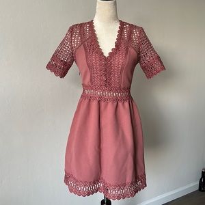 hollowed carved design dress